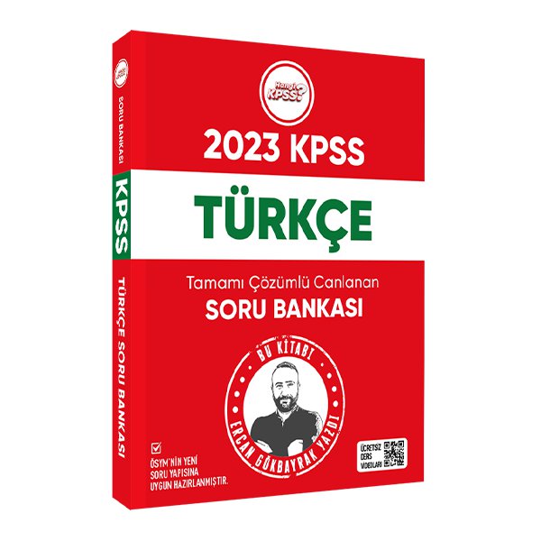 2023 kpss turkce tamami cozumlu canlanan soru bankasi ercan gokbayrak hangi kpss CFY1 b